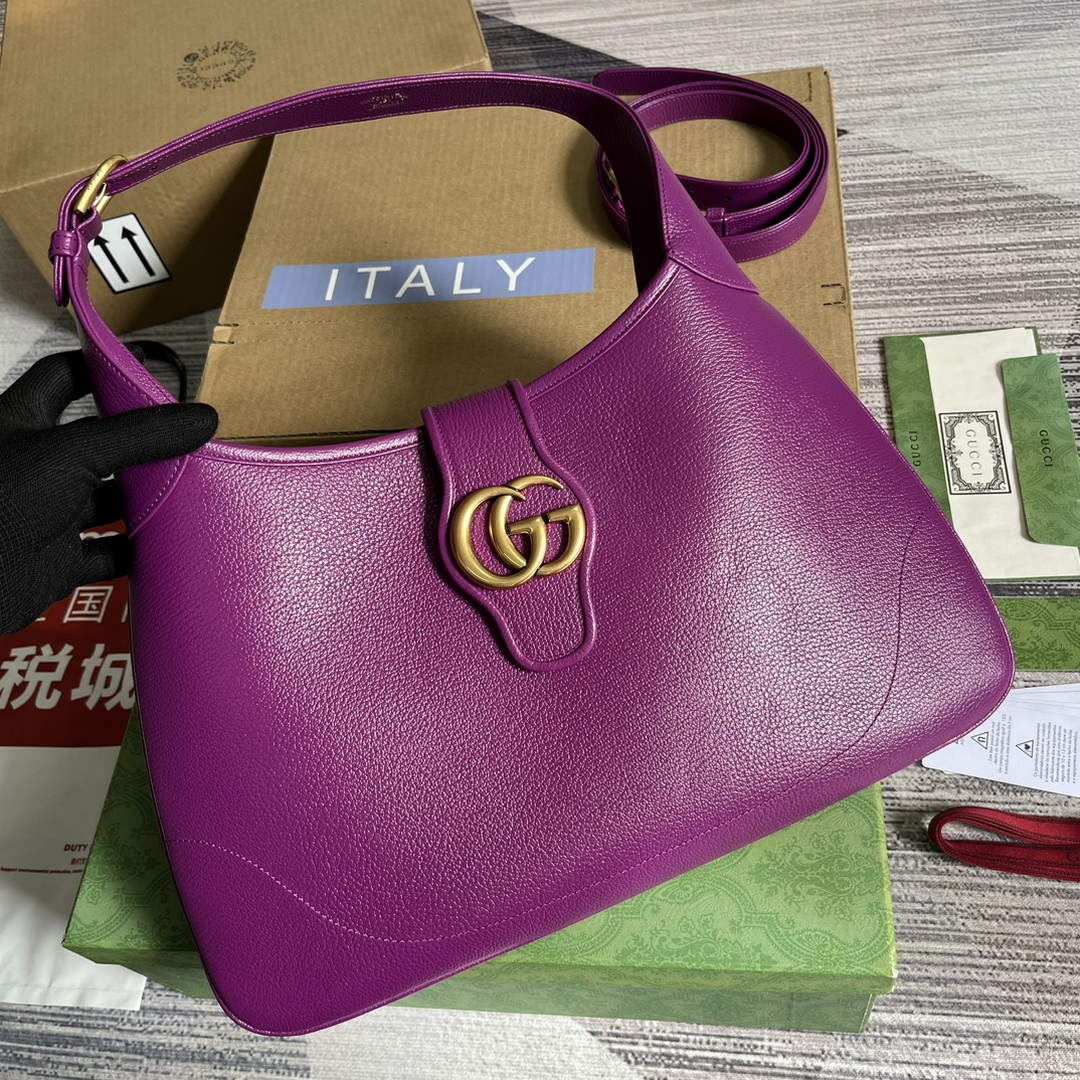 Gucci 726274 Aphrodite Medium Shoulder Bag Purple - Default Title - View 4