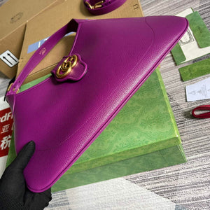 Gucci 726274 Aphrodite Medium Shoulder Bag Purple - Default Title - View 5