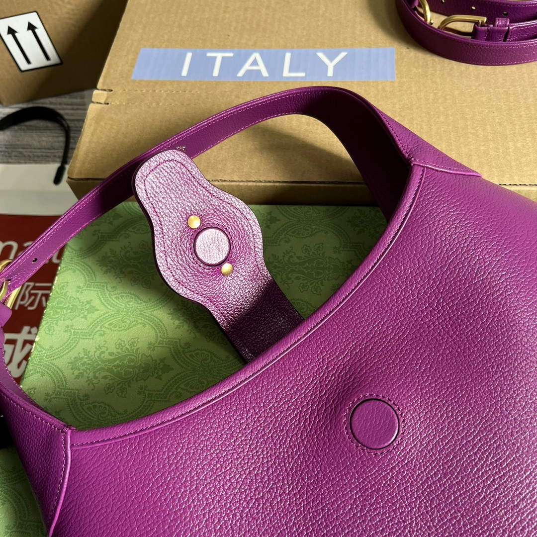 Gucci 726274 Aphrodite Medium Shoulder Bag Purple - Default Title - View 7