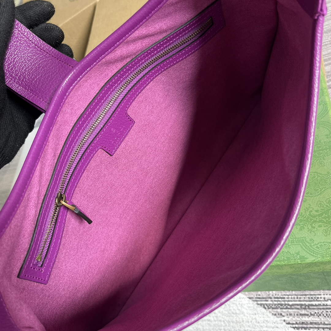 Gucci 726274 Aphrodite Medium Shoulder Bag Purple