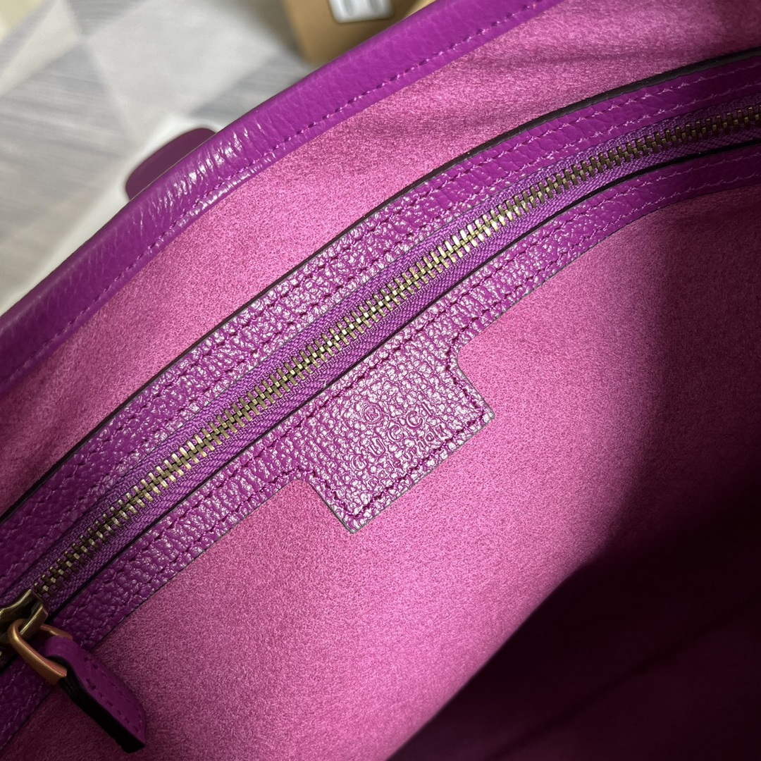 Gucci 726274 Aphrodite Medium Shoulder Bag Purple - Default Title - View 9