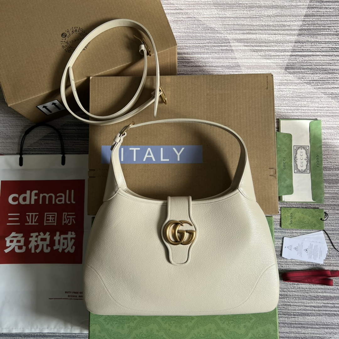 Gucci 726274 Aphrodite Medium Shoulder Bag White - Default Title - View 1