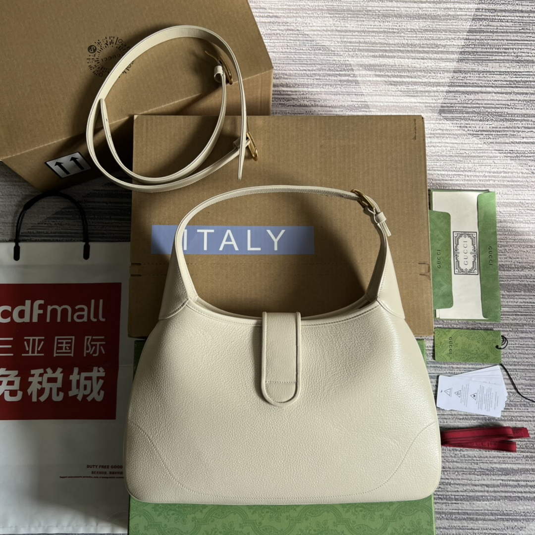 Gucci 726274 Aphrodite Medium Shoulder Bag White