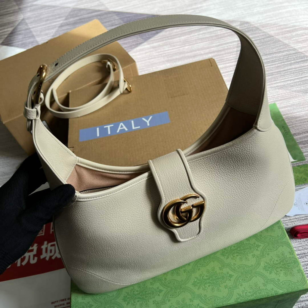 Gucci 726274 Aphrodite Medium Shoulder Bag White