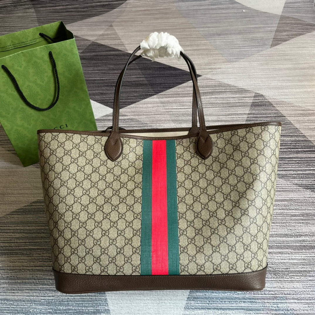 Gucci 726755 GG Large Tote Bag Brown