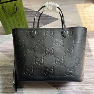 Gucci 726755 Jumbo GG large tote bag Black - Default Title - View 1