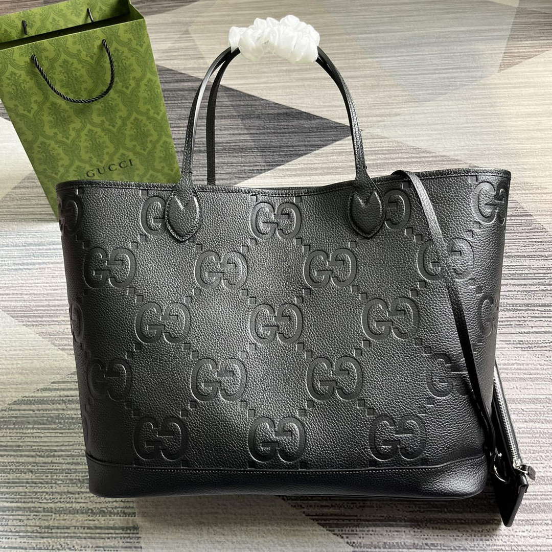 Gucci 726755 Jumbo GG large tote bag Black - Default Title - View 2