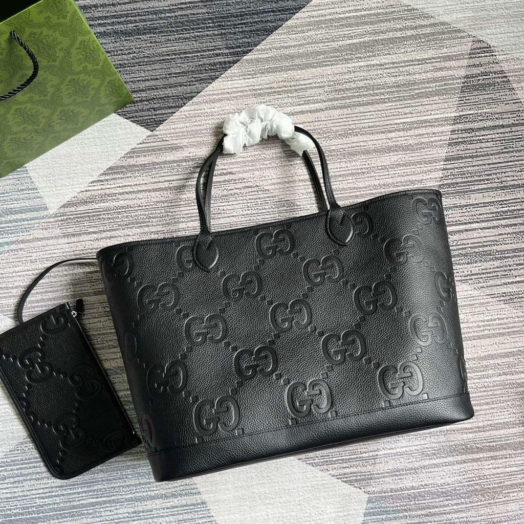 Gucci 726755 Jumbo GG large tote bag Black