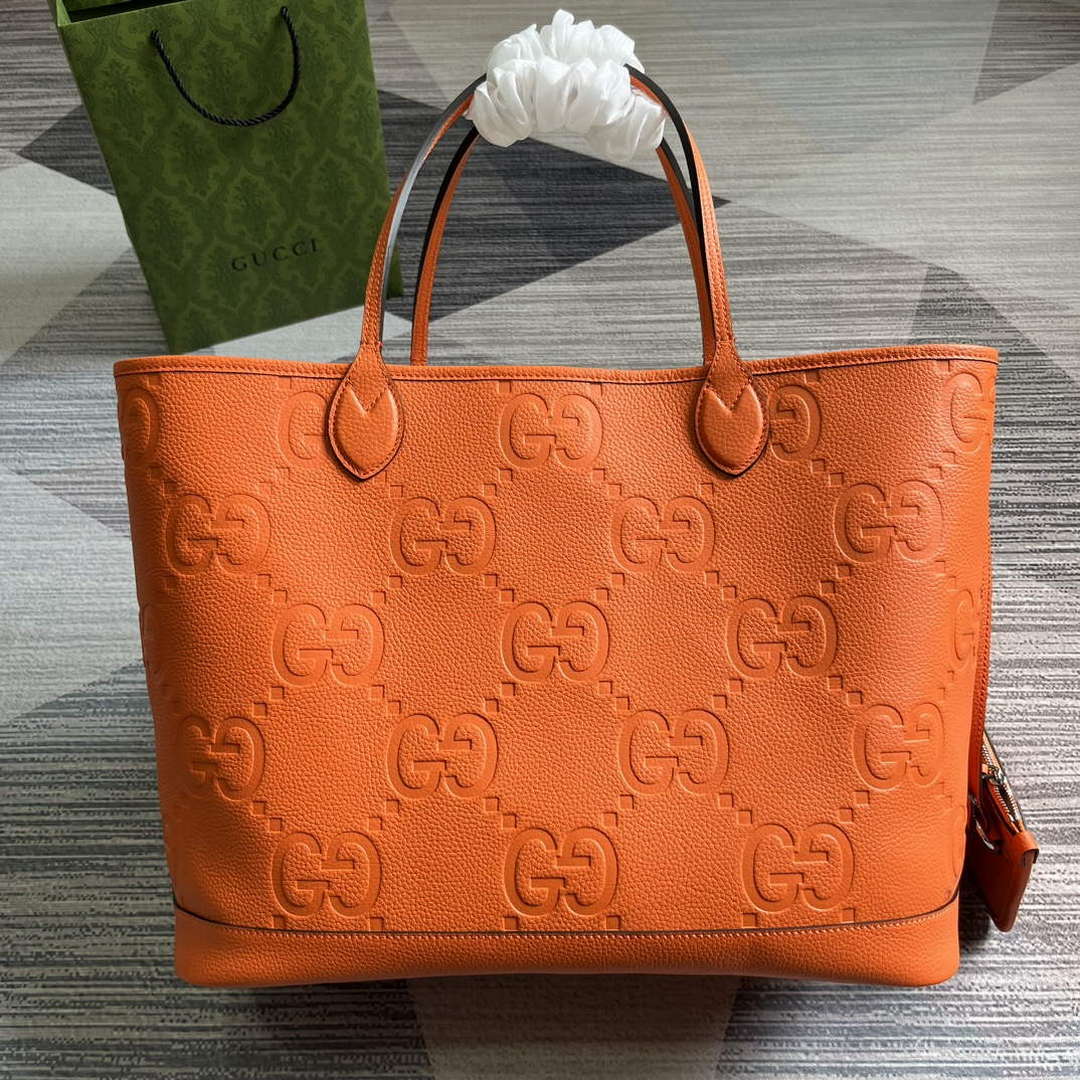 Gucci 726755 Jumbo GG large tote bag Orange - Default Title - View 1