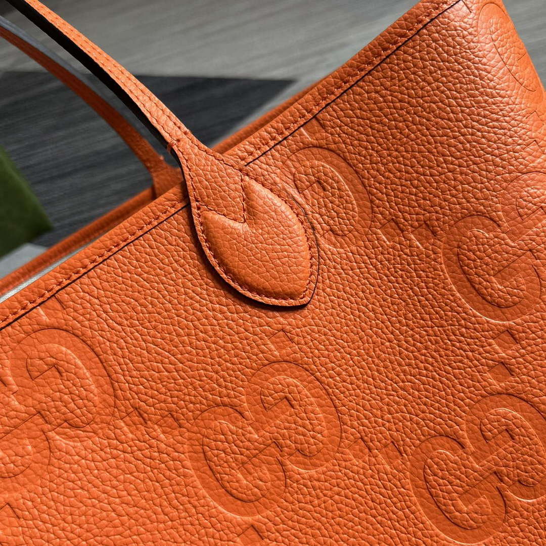 Gucci 726755 Jumbo GG large tote bag Orange - Default Title - View 4