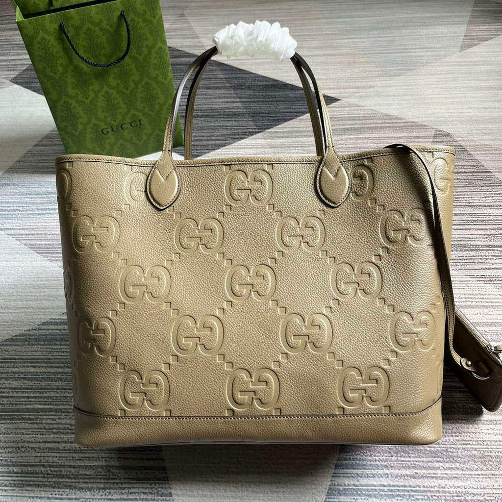 Gucci 726755 Jumbo GG large tote bag Taupe
