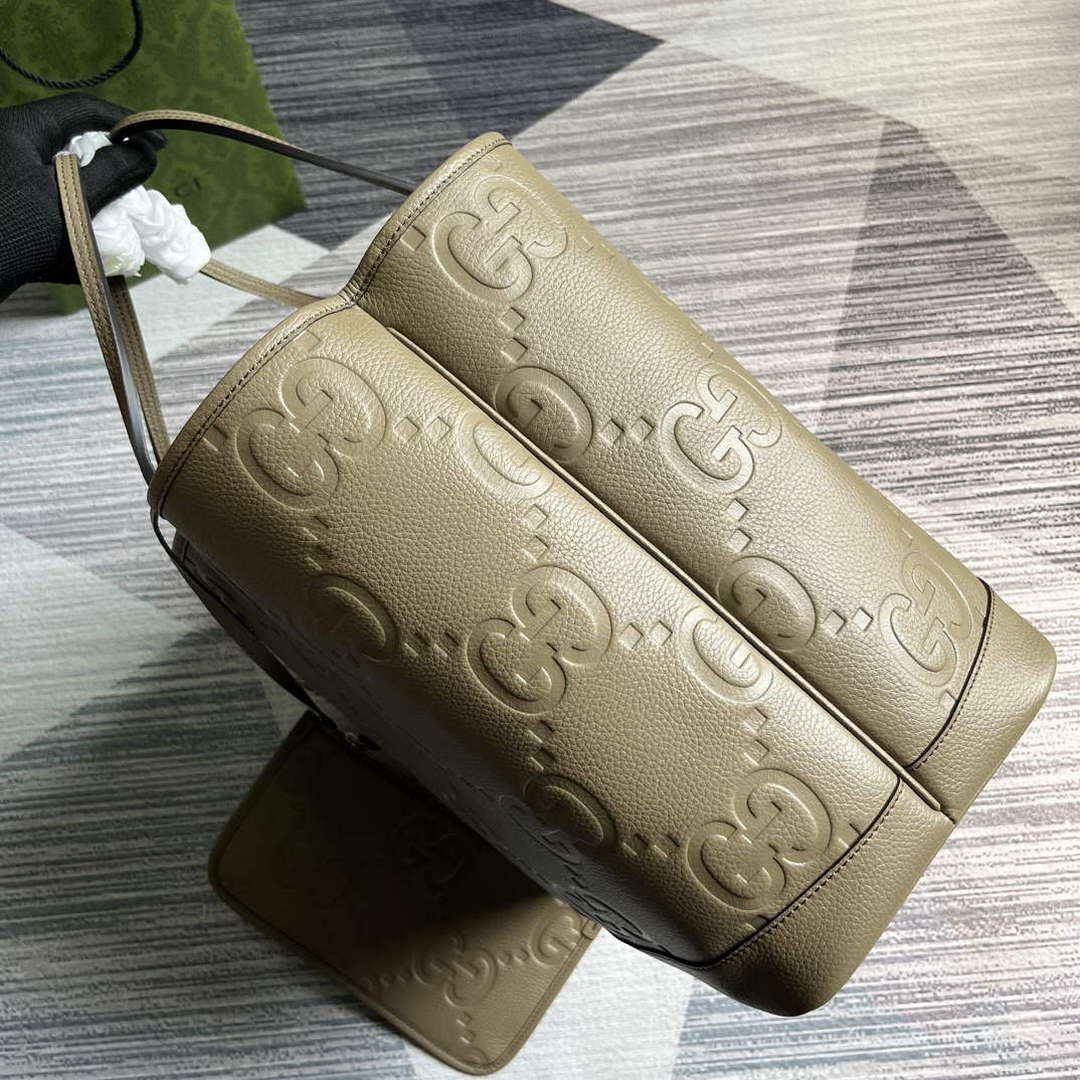 Gucci 726755 Jumbo GG large tote bag Taupe