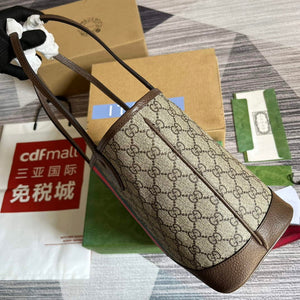 Gucci 726762 Ophidia Small Tote Bag Brown - Default Title - View 3