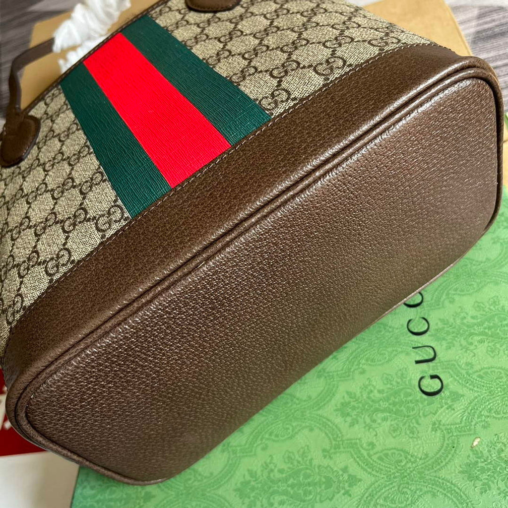 Gucci 726762 Ophidia Small Tote Bag Brown