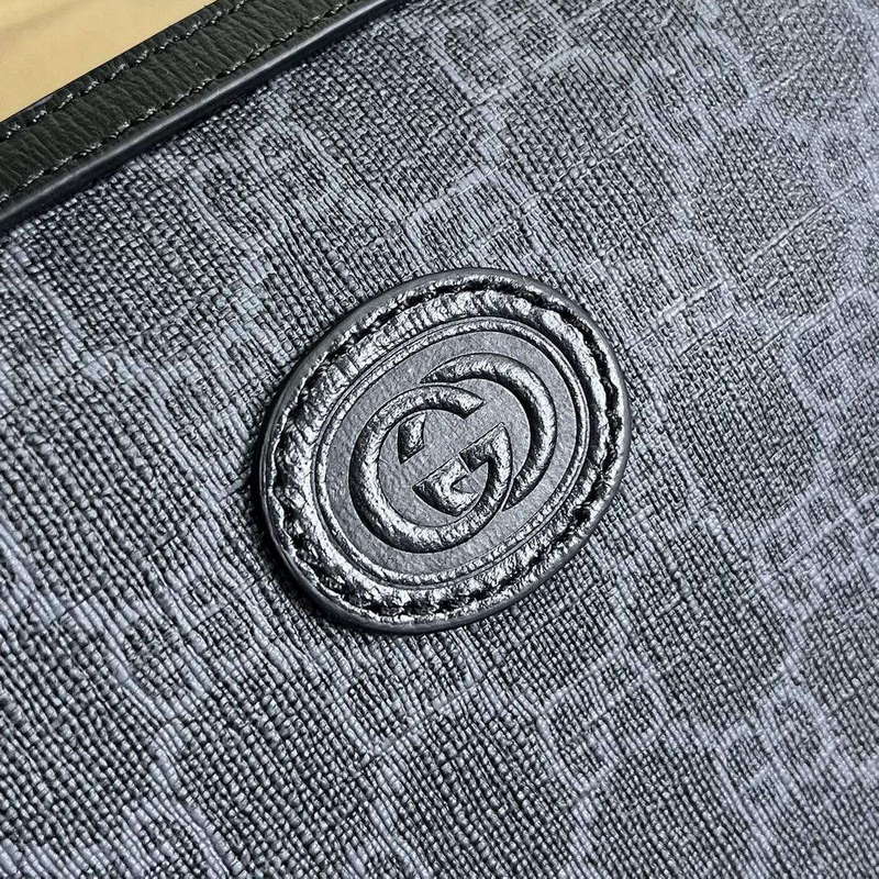 Gucci 726833 Messenger Bag With Interlocking G Black - Default Title - View 5