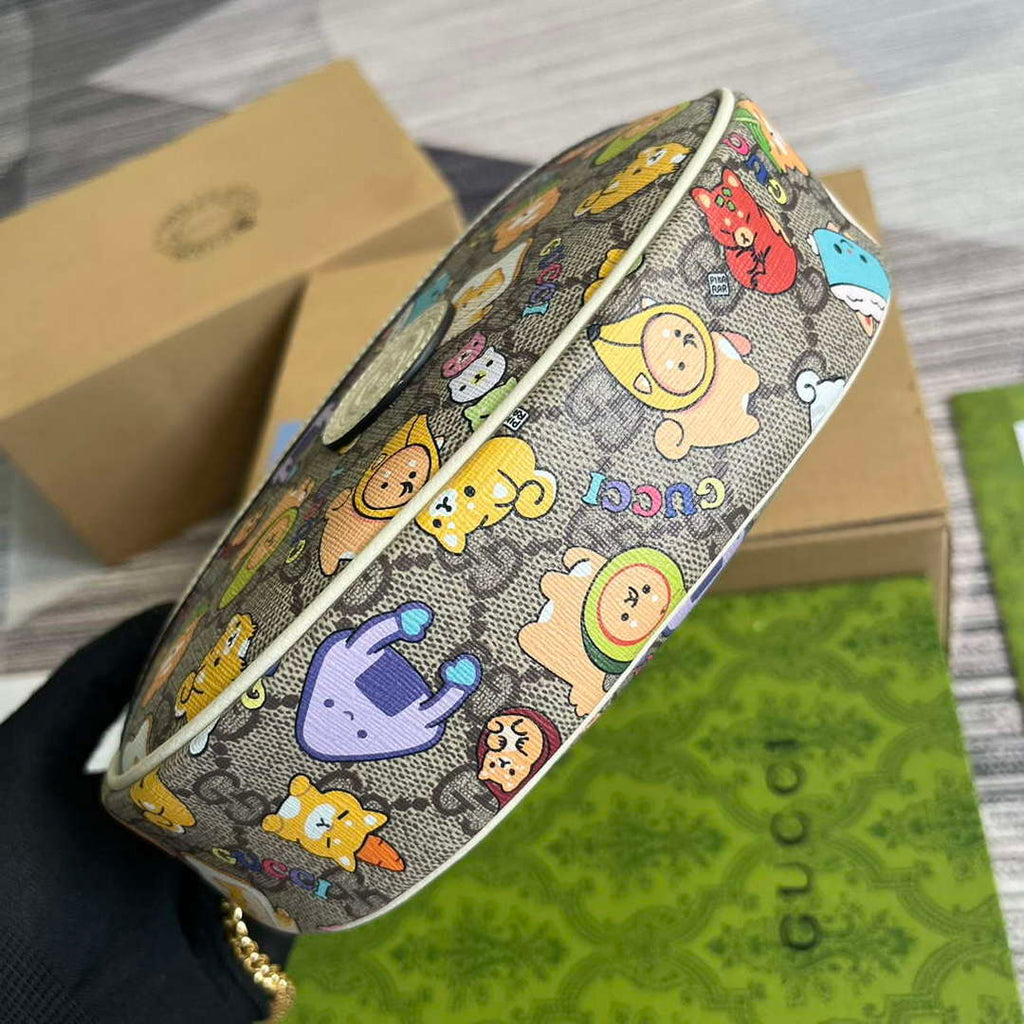 Gucci 726843 Gucci Animal Print Mini Bag
