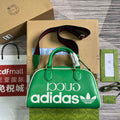 Gucci 727558 Adidas X Gucci Medium Duffle Bag Green - Default Title - View 1