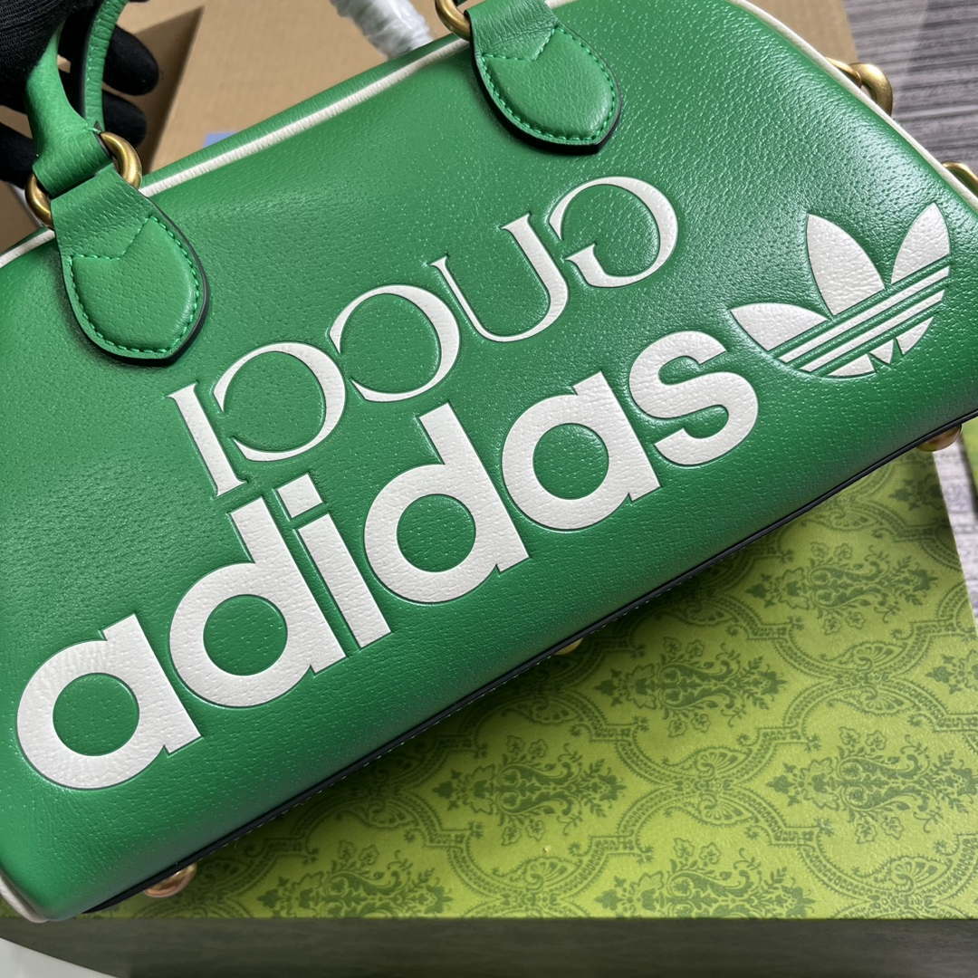Gucci 727558 Adidas X Gucci Medium Duffle Bag Green - Default Title - View 5