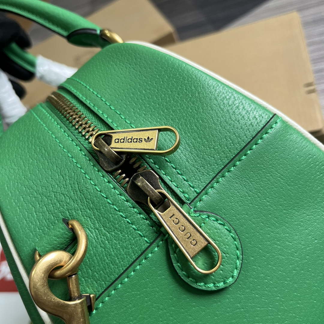 Gucci 727558 Adidas X Gucci Medium Duffle Bag Green - Default Title - View 7