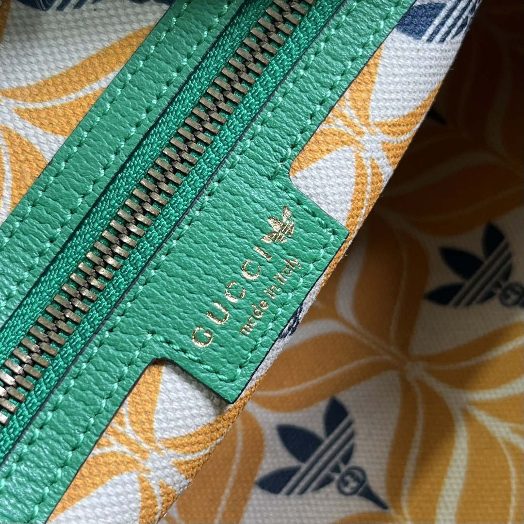 Gucci 727558 Adidas X Gucci Medium Duffle Bag Green - Default Title - View 9