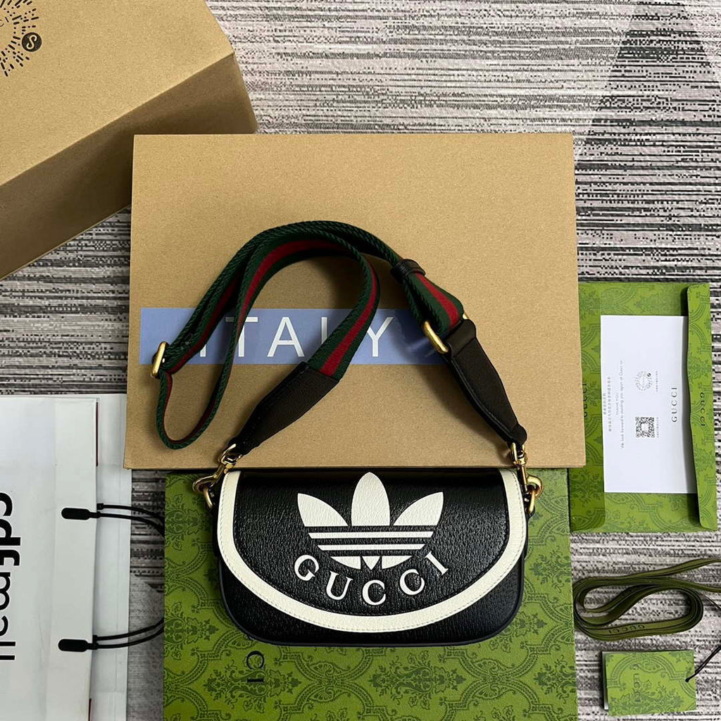 Gucci 727791 Adidas X Gucci Mini Bag Black