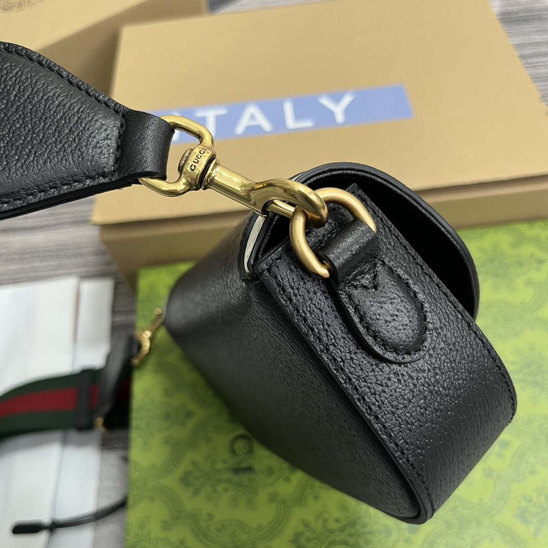 Gucci 727791 Adidas X Gucci Mini Bag Black - Default Title - View 3