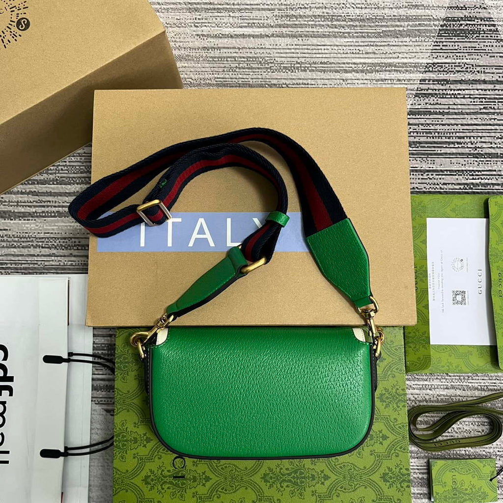 Gucci 727791 Adidas X Gucci Mini Bag Green