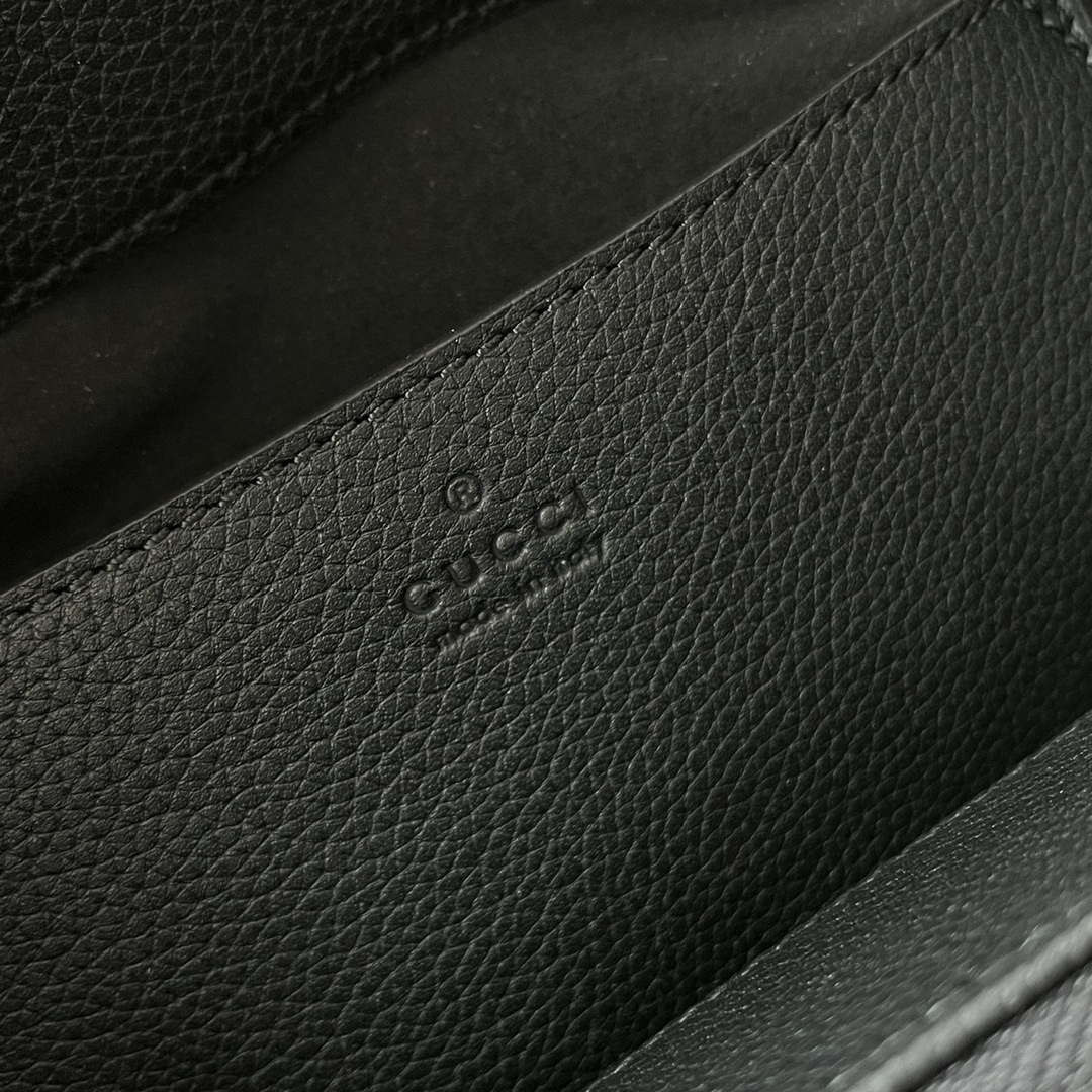 Gucci 727810 Jackie 1961 small natural grain tote in black leather - Default Title - View 8