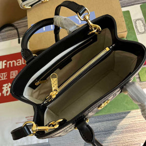 Gucci 728309 GG Matelass¨¦ Mini Top Handle Bag Black - Default Title - View 8