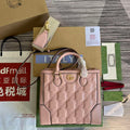 Gucci 728309 GG Matelass¨¦ Mini Top Handle Bag Pink