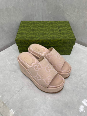 Gucci 730047 Women's jumbo GG platform slide sandal G82364 - 35 - View 4