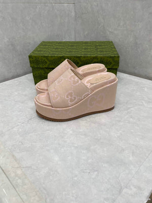 Gucci 730047 Women's jumbo GG platform slide sandal G82364 - 35 - View 6