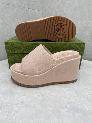 Gucci 730047 Women's jumbo GG platform slide sandal G82364 - 35 - View 8