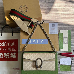 Gucci 731782 Dionysus small shoulder bag Beige - Default Title - View 1