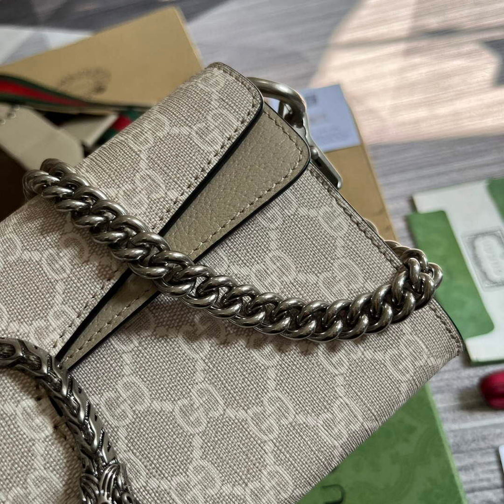 Gucci 731782 Dionysus small shoulder bag Beige