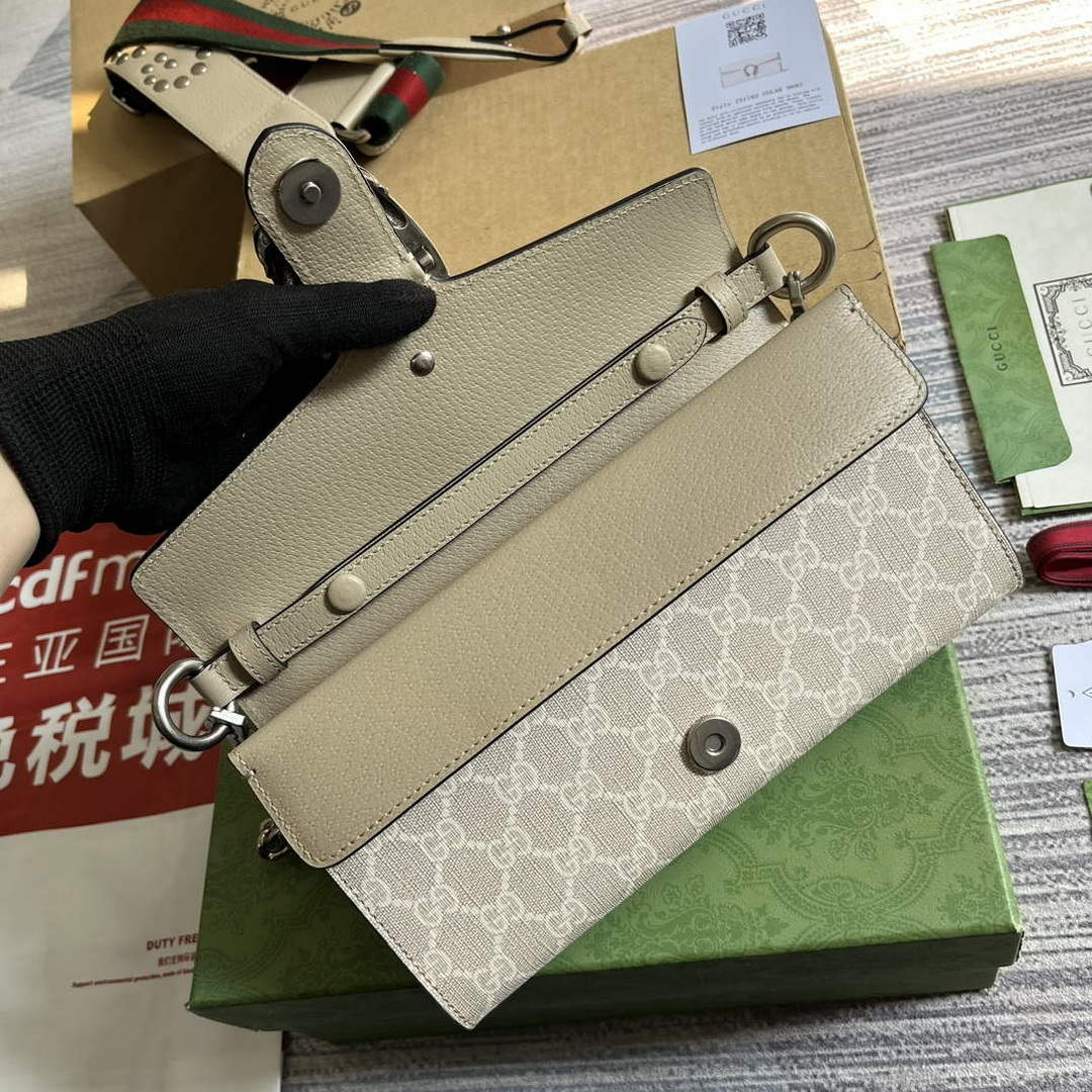 Gucci 731782 Dionysus small shoulder bag Beige