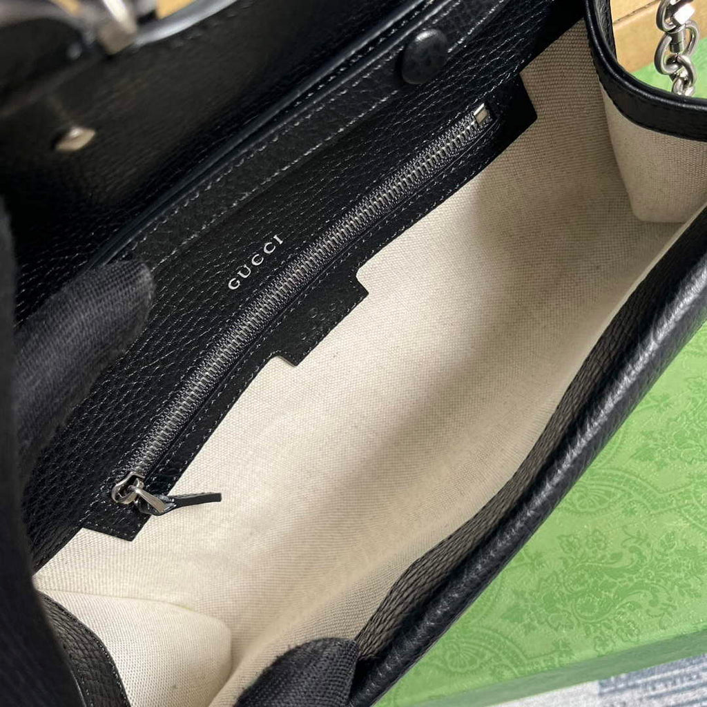 Gucci 731782 Dionysus small shoulder bag Black