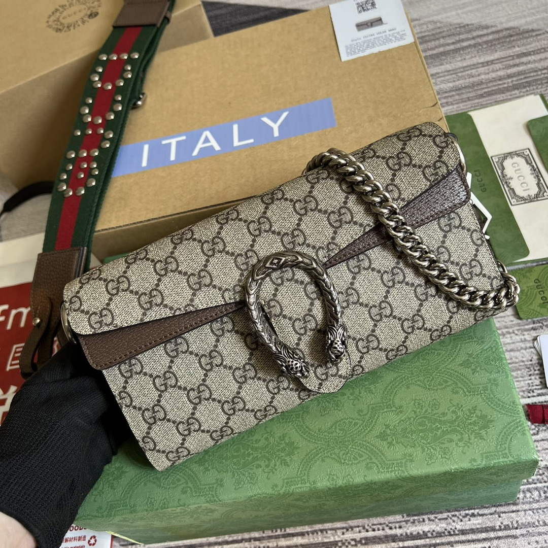 Gucci 731782 Dionysus small shoulder bag Brown - Default Title - View 4