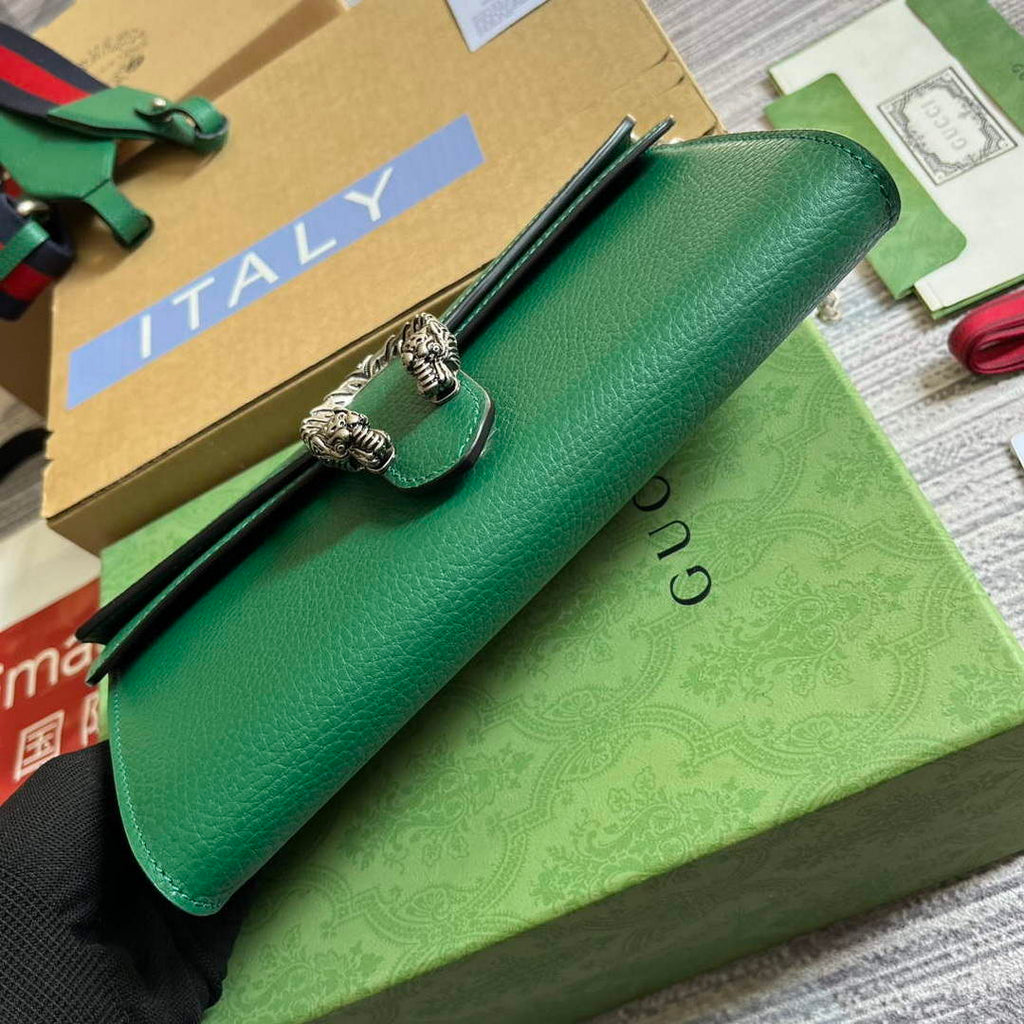 Gucci 731782 Dionysus small shoulder bag Green