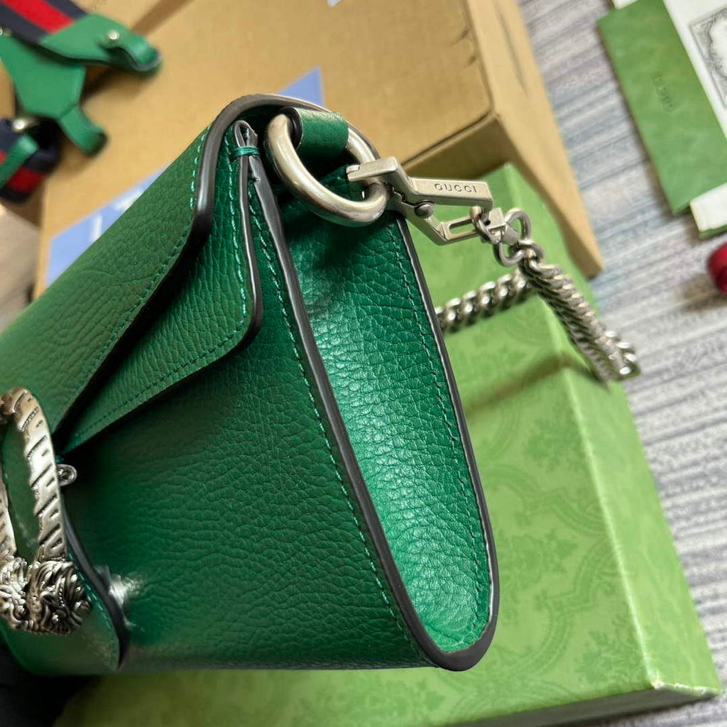 Gucci 731782 Dionysus small shoulder bag Green