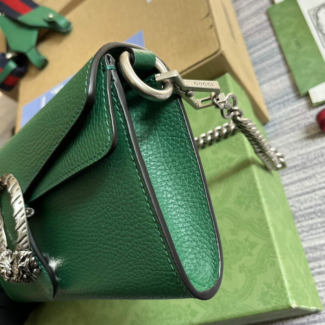 Gucci 731782 Dionysus small shoulder bag Green - Default Title - View 6