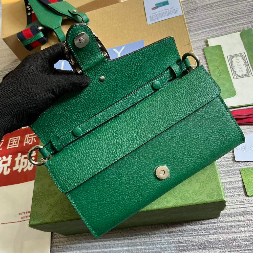 Gucci 731782 Dionysus small shoulder bag Green