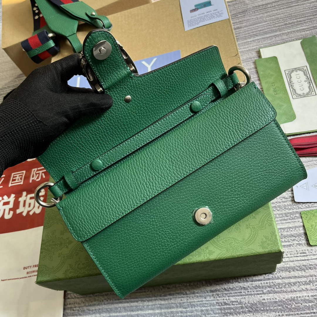 Gucci 731782 Dionysus small shoulder bag Green - Default Title - View 7
