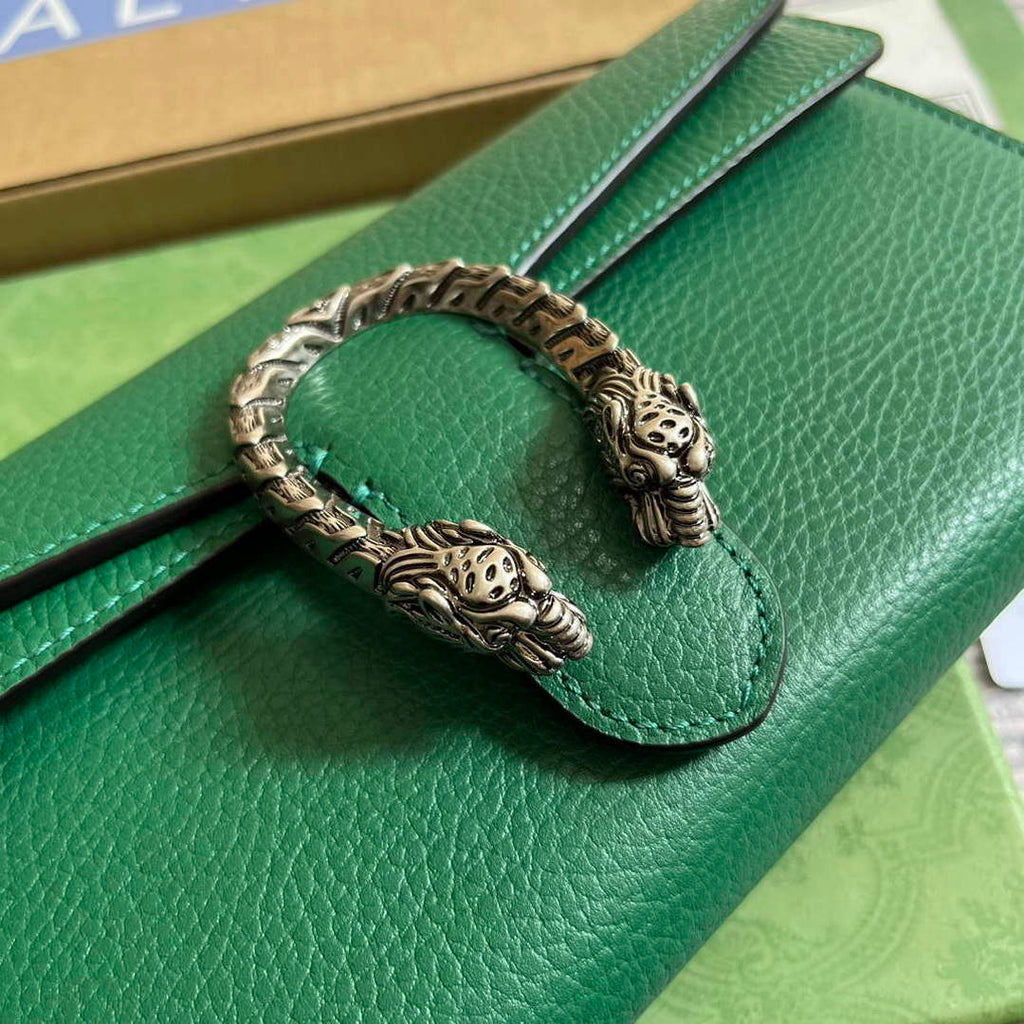 Gucci 731782 Dionysus small shoulder bag Green