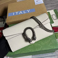 Gucci 731782 Dionysus small shoulder bag White - Default Title - View 1