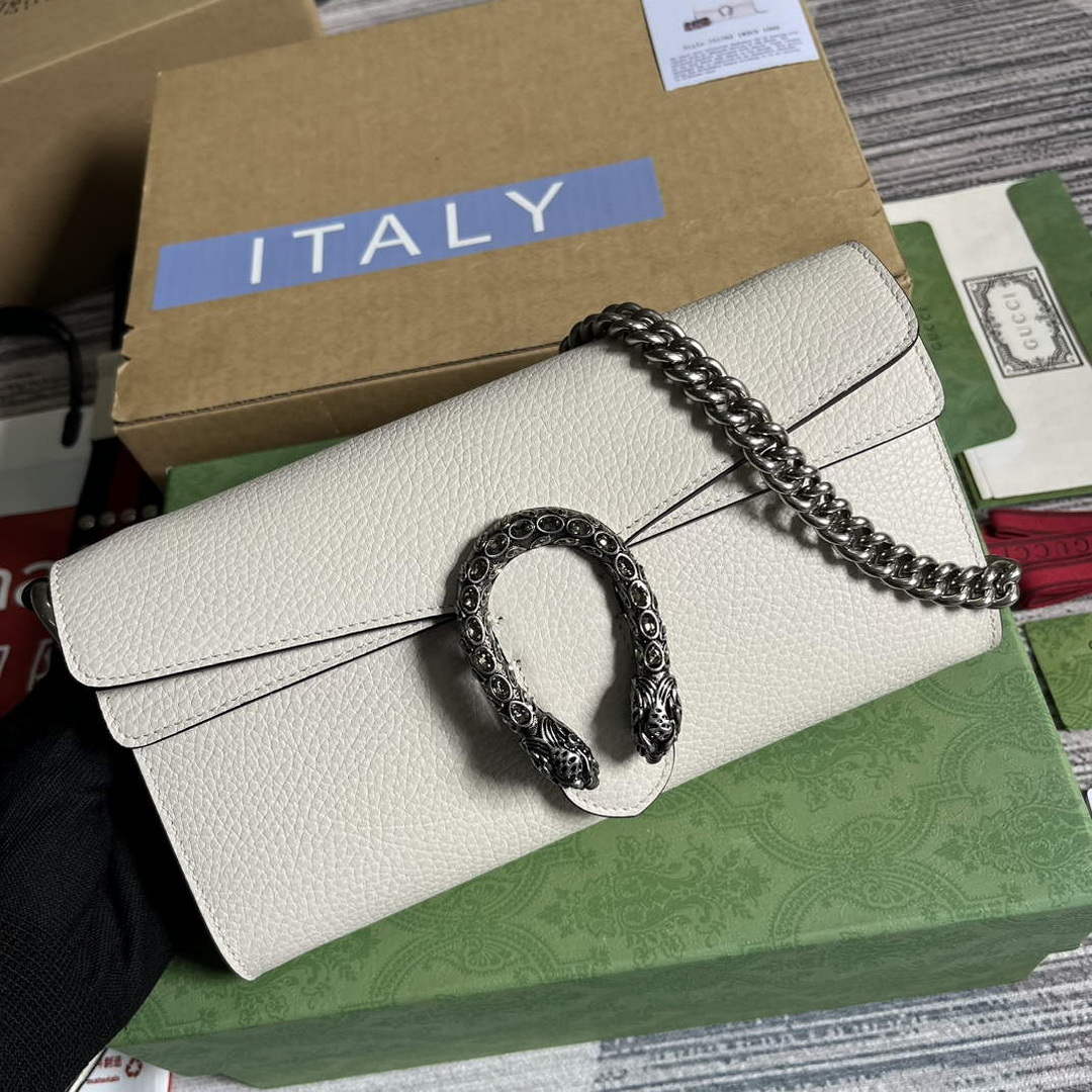 Gucci 731782 Dionysus small shoulder bag White - Default Title - View 1