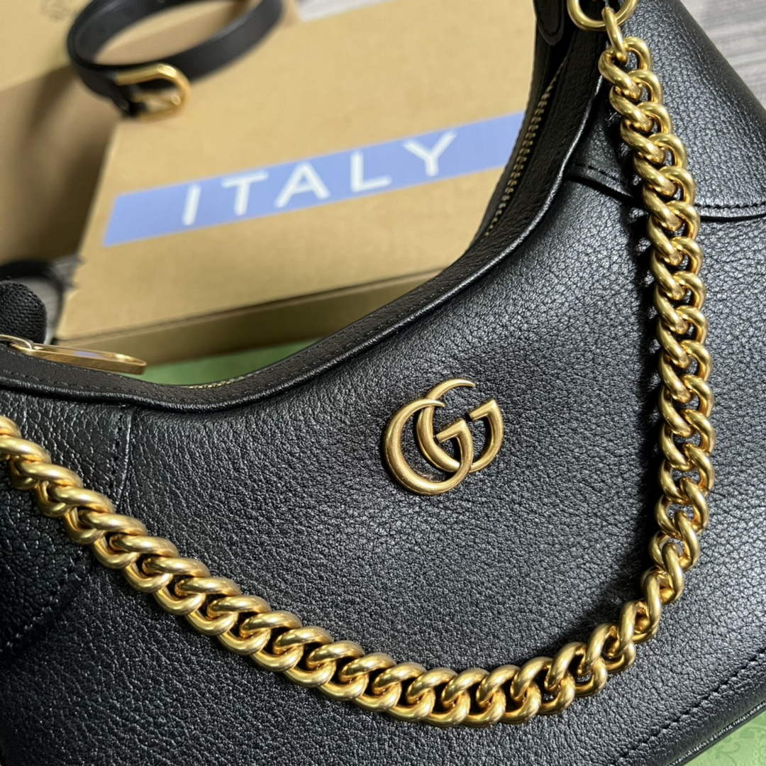 Gucci 731817 Aphrodite Small Shoulder Bag Black - Default Title - View 5