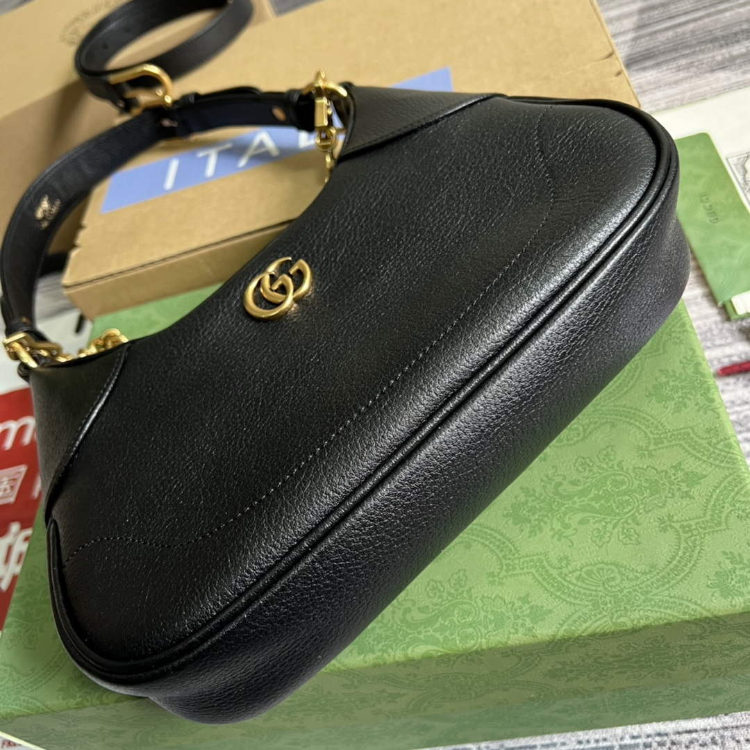 Gucci 731817 Aphrodite Small Shoulder Bag Black - Default Title - View 6