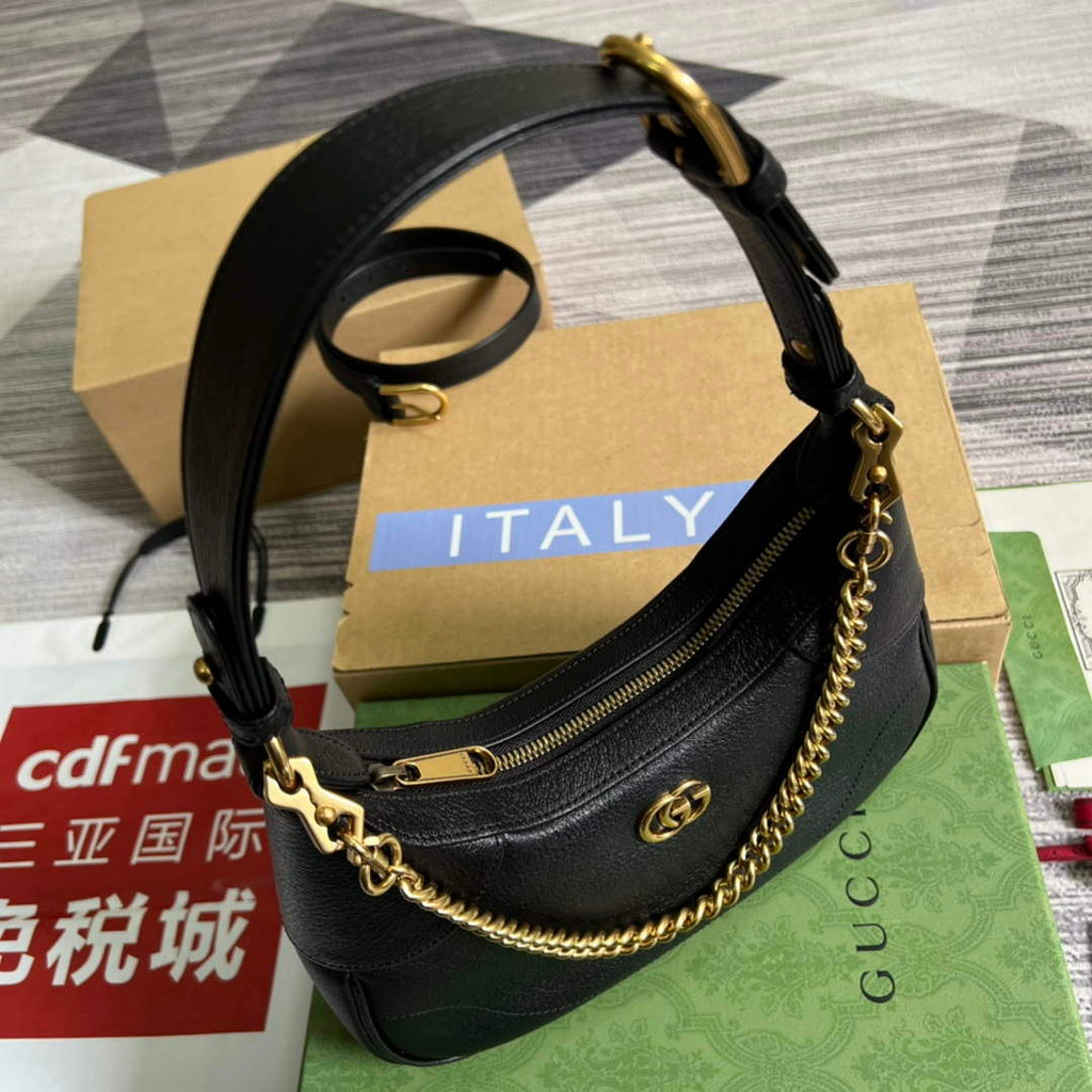 Gucci 731817 Aphrodite Small Shoulder Bag Black