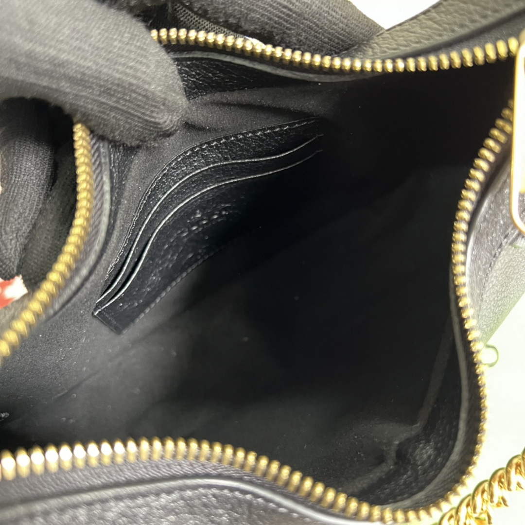 Gucci 731817 Aphrodite Small Shoulder Bag Black - Default Title - View 8
